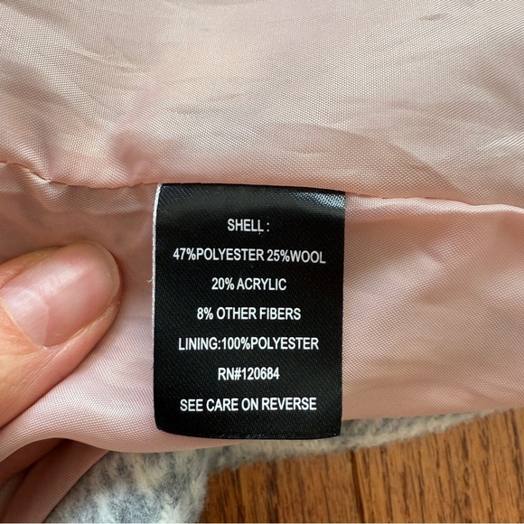 Torrid Plaid Wool Blend Midi Coat 3X - Picture 9 of 9